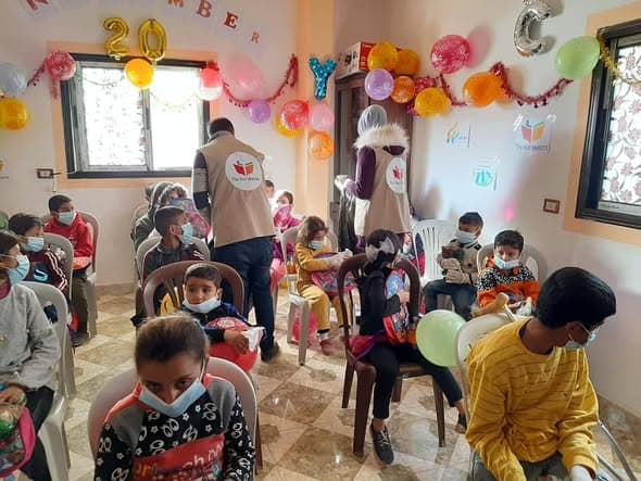 بسمة أمل لأطفال الرقة: مبادرة مشتركة ليوم الطفل العالمي ✨👧👦