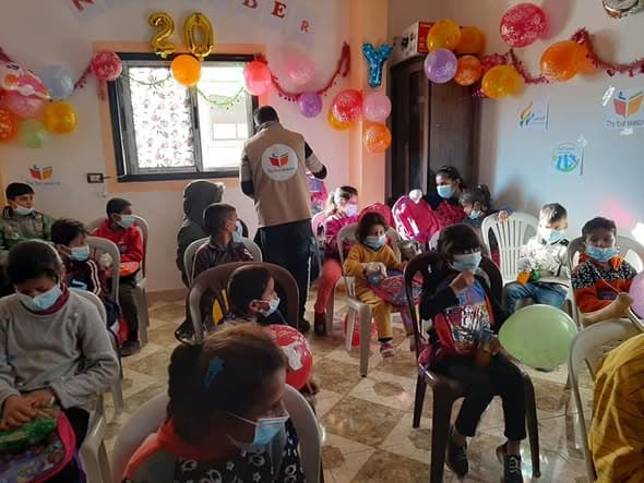 بسمة أمل لأطفال الرقة: مبادرة مشتركة ليوم الطفل العالمي ✨👧👦 - 2